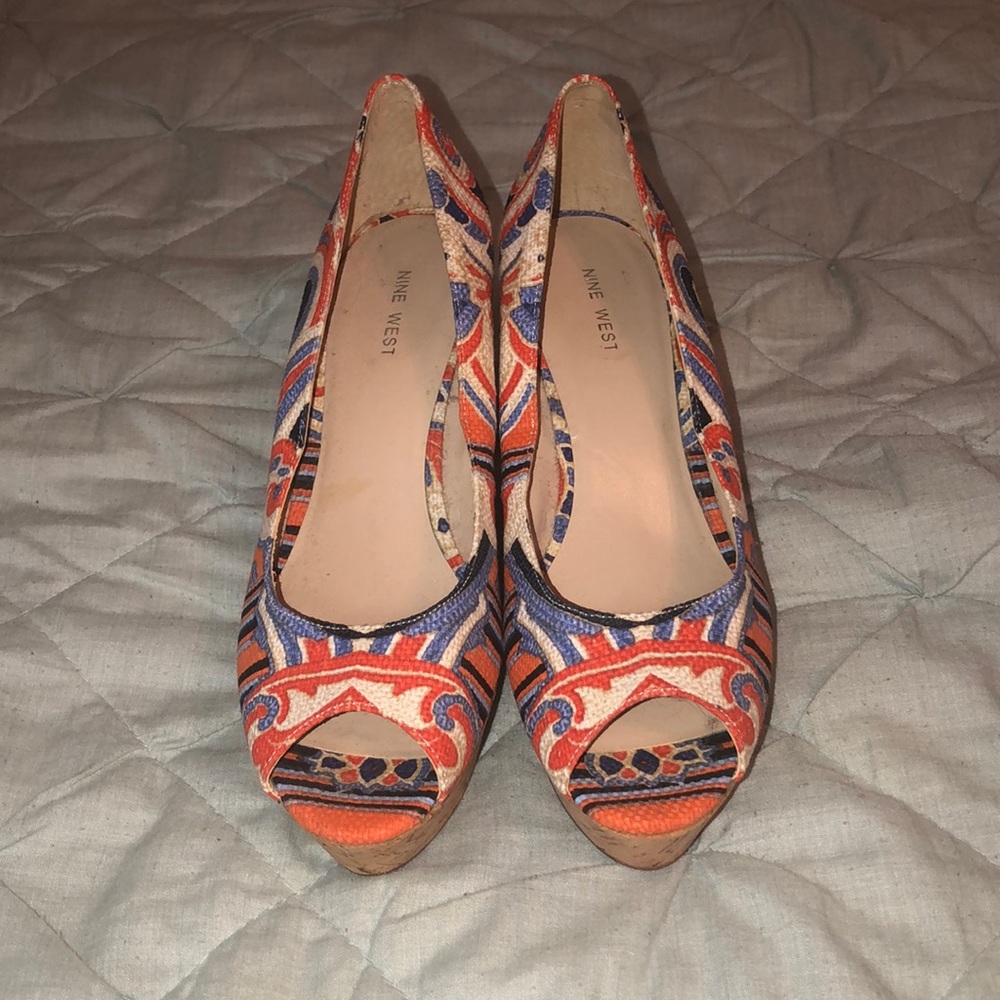 Nine West wedges size 8.5